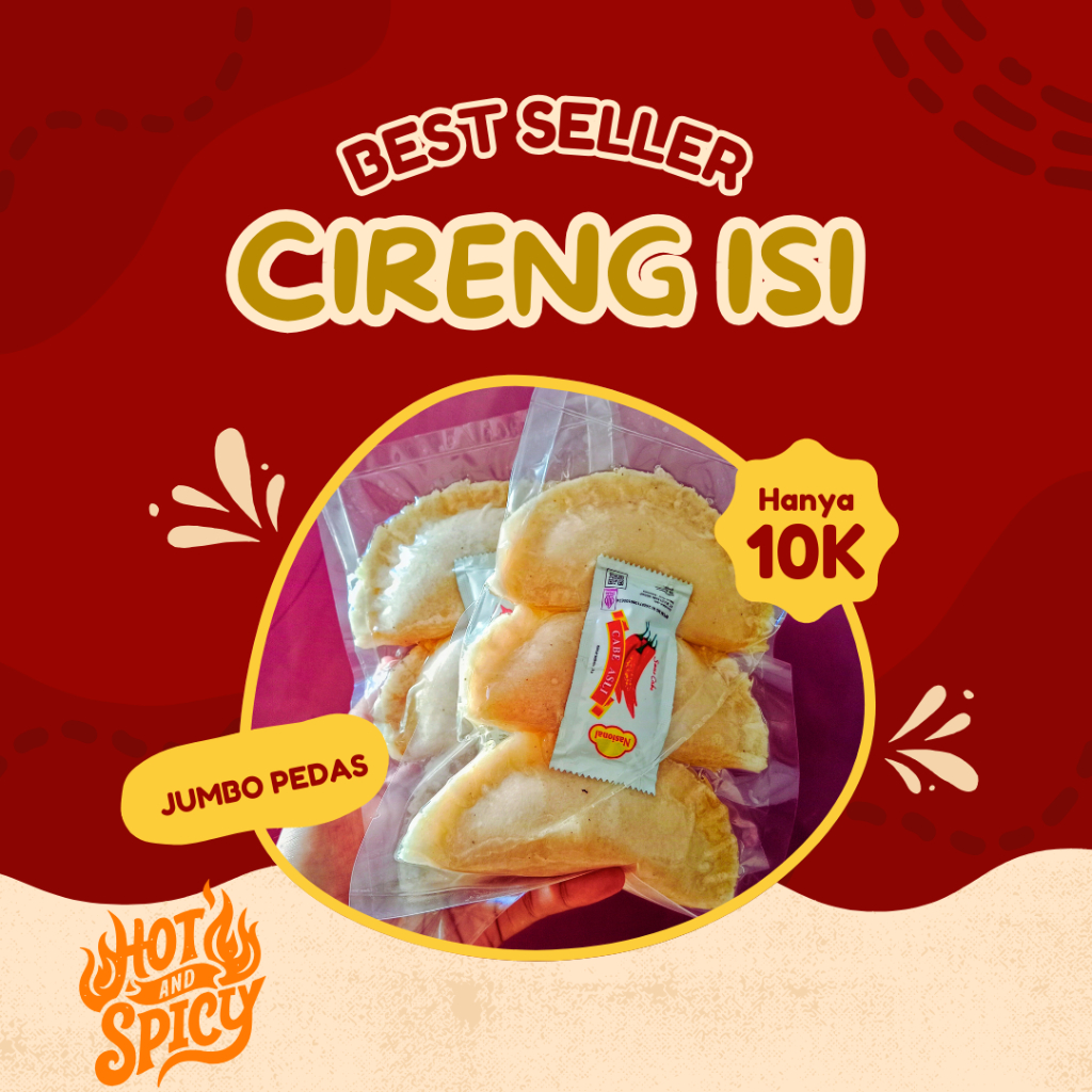 

CIRENG JUMBO ISI AYAM PEDAS