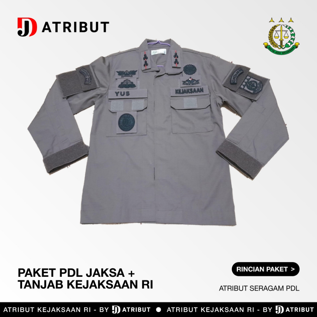 Paket Seragam PDL Jaksa dan Tanjab Kejaksaan RI
