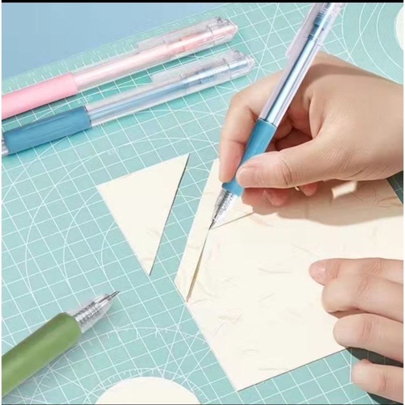 

Mini pulpen Cutter /pisau Mini Pisau pemotong DIY Pisau ukir Lucu Untuk Parcel / Kantor / Sekolah