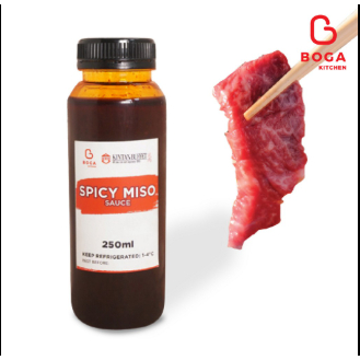 

SPICY MISO SAUCE Saus Pedas Yakiniku Saos Cocol Daging | Marinasi