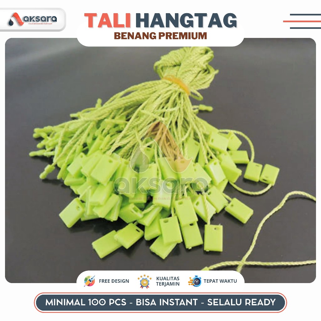 

Ready Stock 100 PCS TALI HANGTAG Tali hangtag aestetik tali hangtag cream tali hangtag Hitam Putih