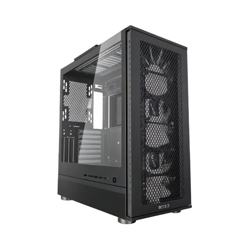 PCCooler Master ME200 ARGB TG Mesh Mid Tower Airflow Micro E-ATX Black