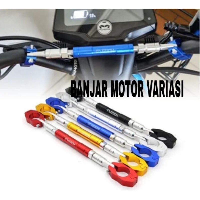 Palang Stang Besar Stelan - Stabilizer Stang Motor Full CNC Buat Motor Vixion - PCX - Beat Street - 