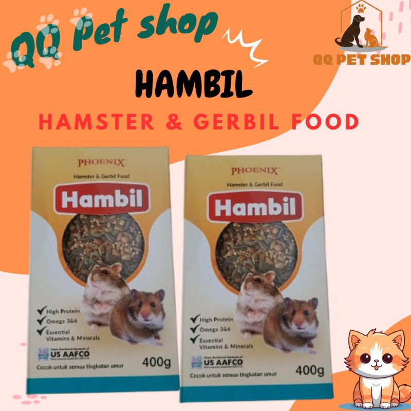 HAMBIL HAMSTER & GERBIL FOOD MAKANAN HAMSTER GERBIL