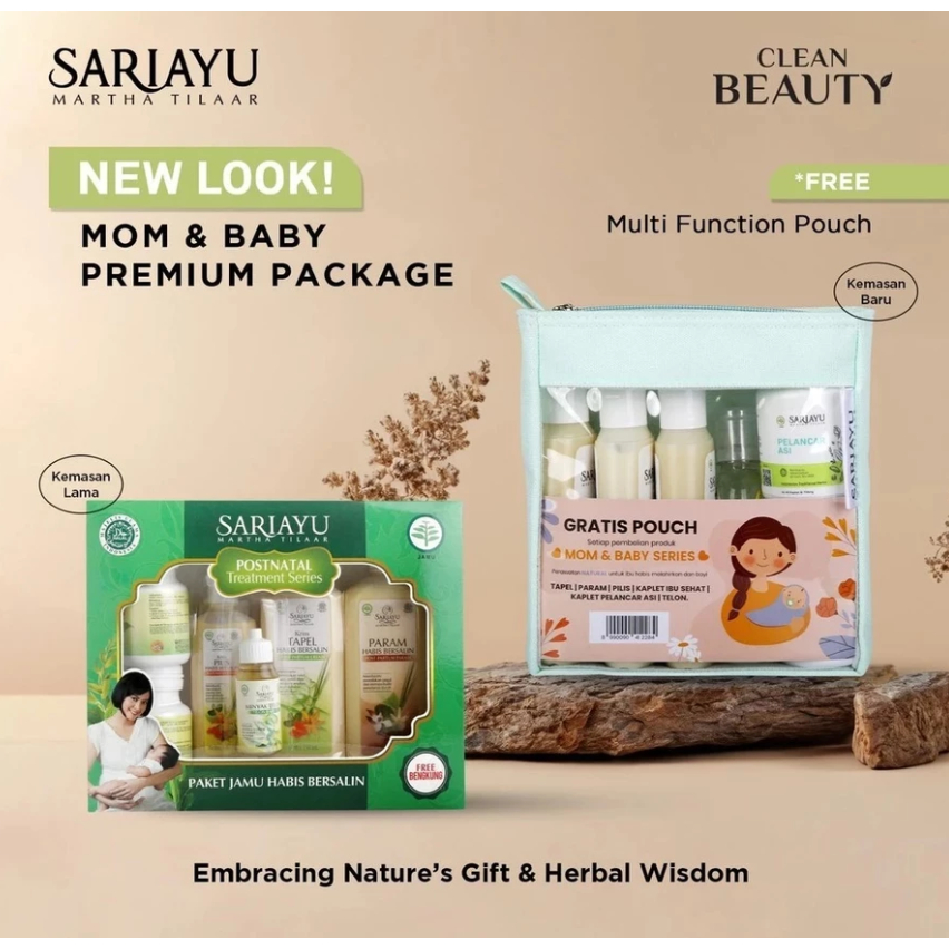 [KEMASAN BARU] SARI AYU PAKET HABIS BERSALIN SARIAYU FREE BEKUNG/PAKET BERSALIN