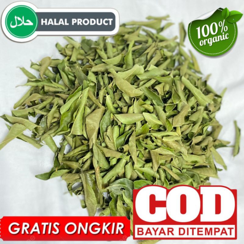 

Daun kari kering/Daun salam koja kering/Daun Temurui kering