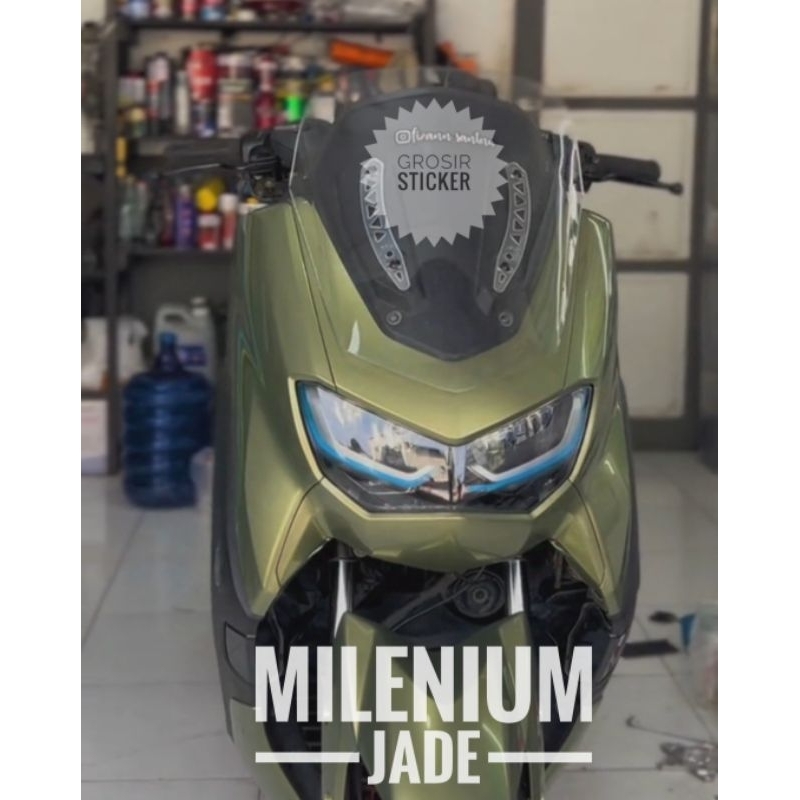 Skotlet Motor Warna Milenium Jade Sticker Warna Minenium Jade Sekotlet Seticker Milenium jade