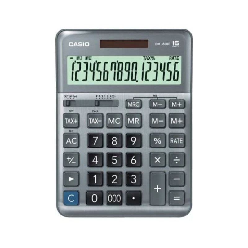 

CASIO DM 1600 Original Calculator Besar 16 Digit