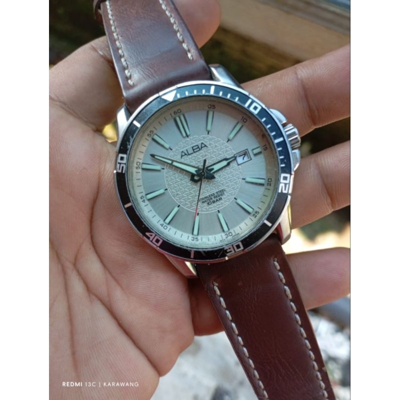 JAM TANGAN ALBA DIVERS PRIA BEKAS
