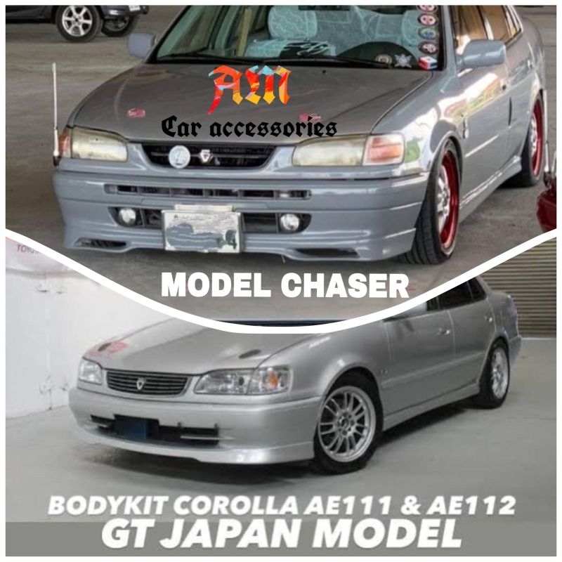 bodykit toyota all new corolla lips dan side skirt bodykit samping