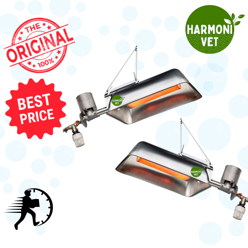 Glaciaamart Gasolec M8 Pemanas Kandang Ayam Infrared Gas Brooder Heater