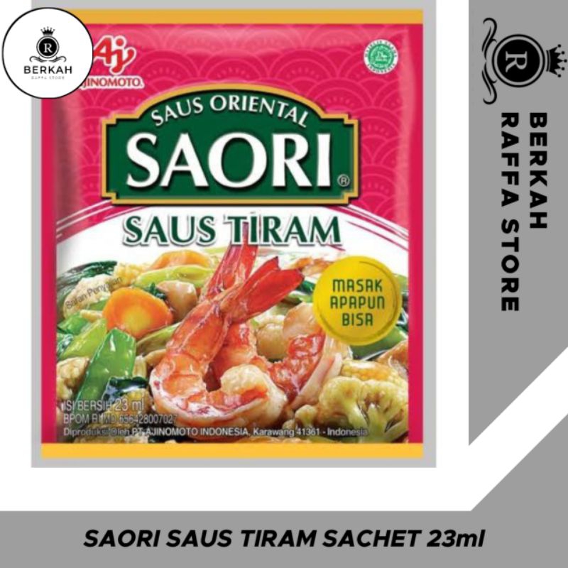 

Saori Saus Tiram Sachet 23ml / Ajinomoto Saus Tiram / Saori Bumbu Masak