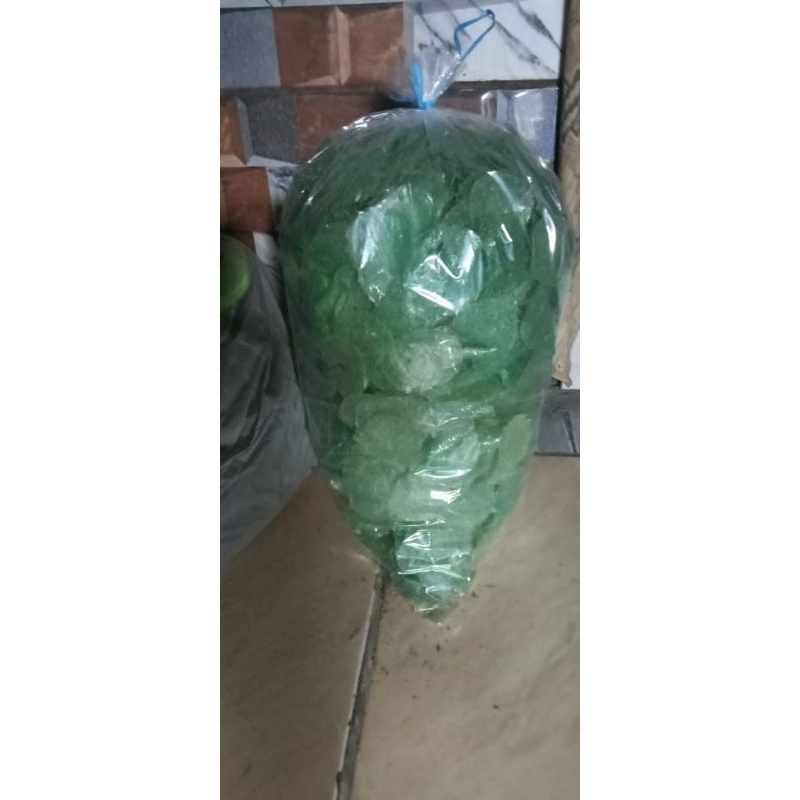 

keripik kaca hijau 1 kg