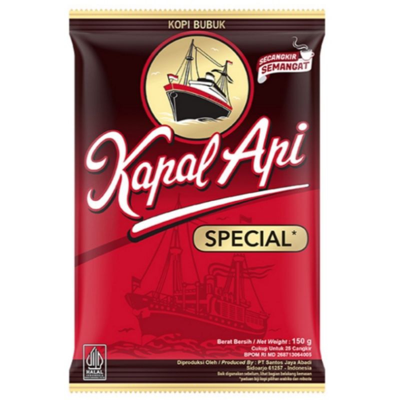 

Kopi kapal api bubuk special 150gr