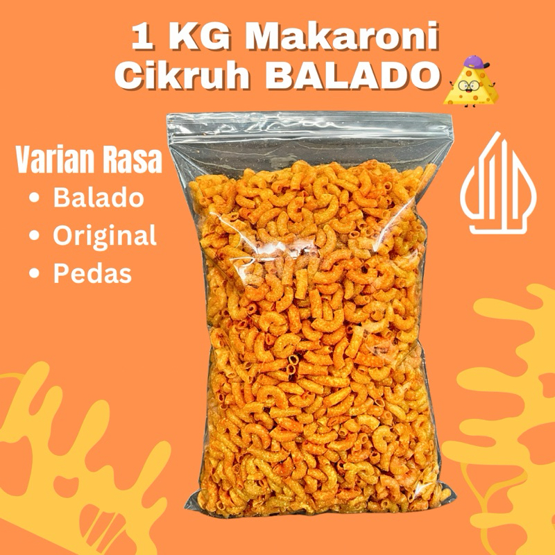 

1 Kg Makaroni Cikruh Bumbu balado