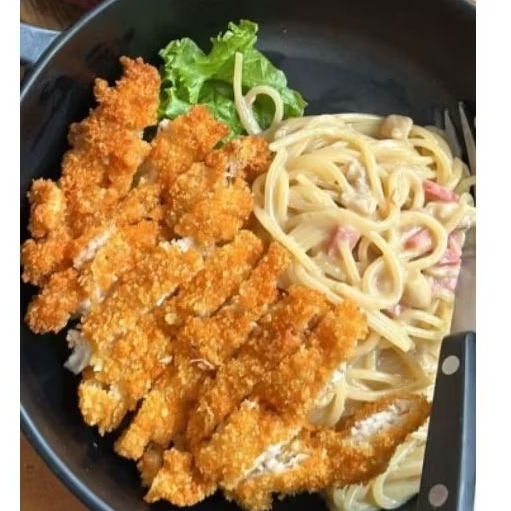 

Chicken Katsu Spagheti