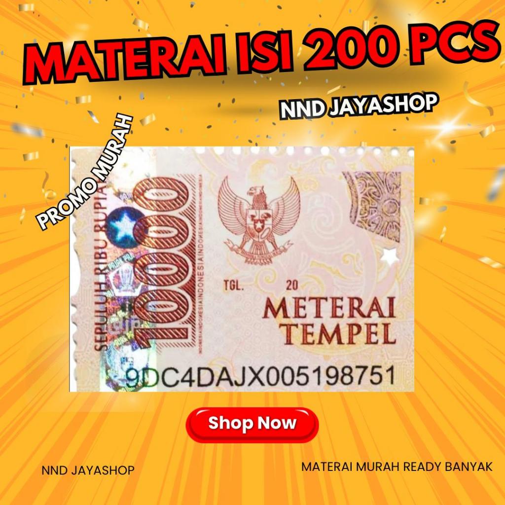 

meterai tempel 10.000 vip