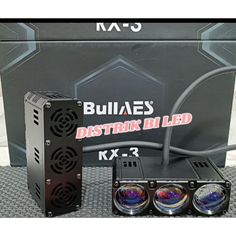 MINI LASER 3 MATA RX 3 LENSA BLUE LENS 150W MINI LASER MOTOR MOBIL