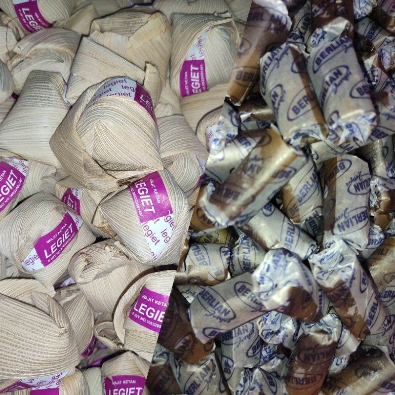 

NOB Dodol Garut Campur mix varian rasa campur banyak rasa kemasan 1kg oleh oleh khas garut zebra