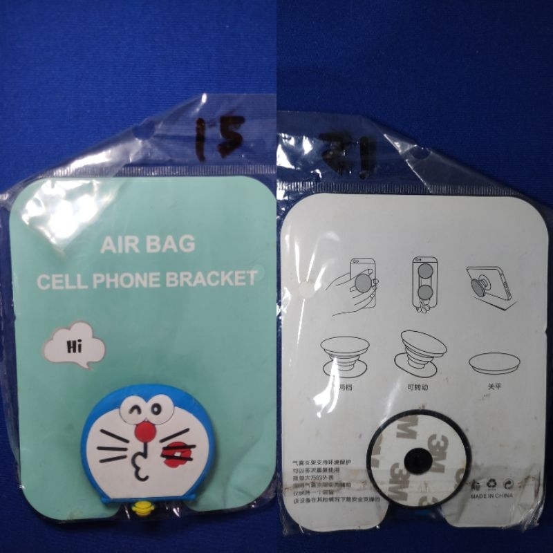 (NEW) Air Bag Cell Phone Bracket Doraemon