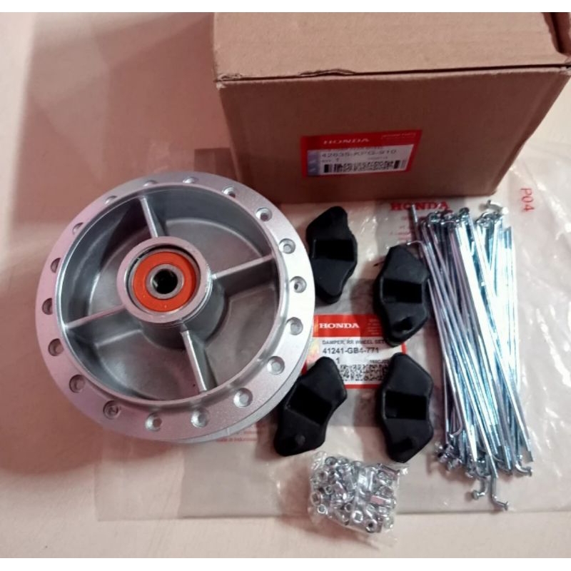 Trombol Cakram belakang+Karet Tromol+Jari jari Supra x 125 DD Double Disc