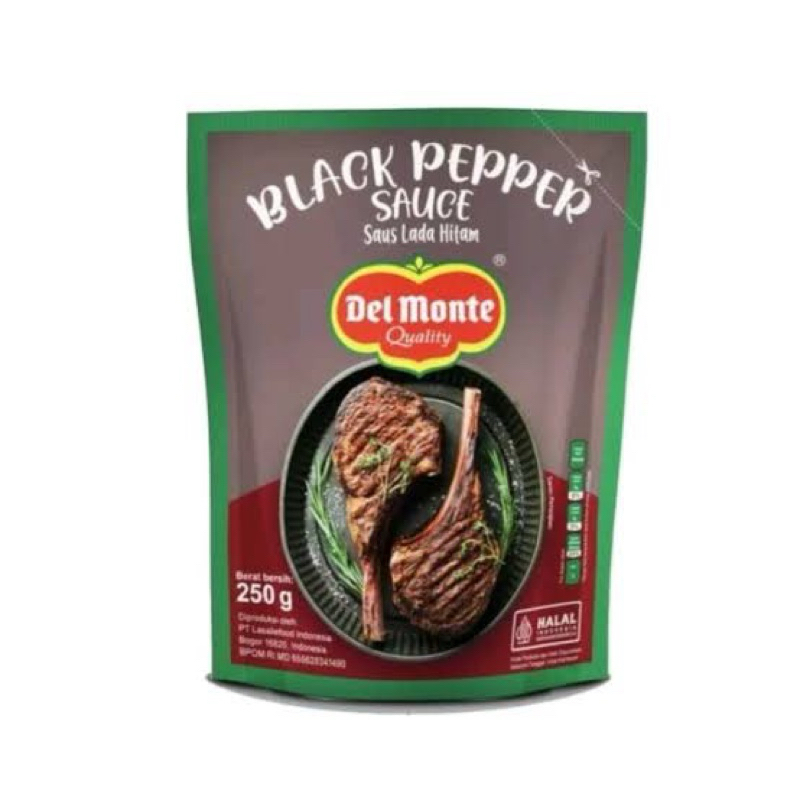 

Delmonte Saus Black Pepper - 250gram