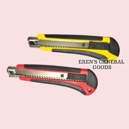 

TERMURAH! Pisau / Cutter Besar Dengan 2 Mata Pisau Tajam Variasi Warna Random