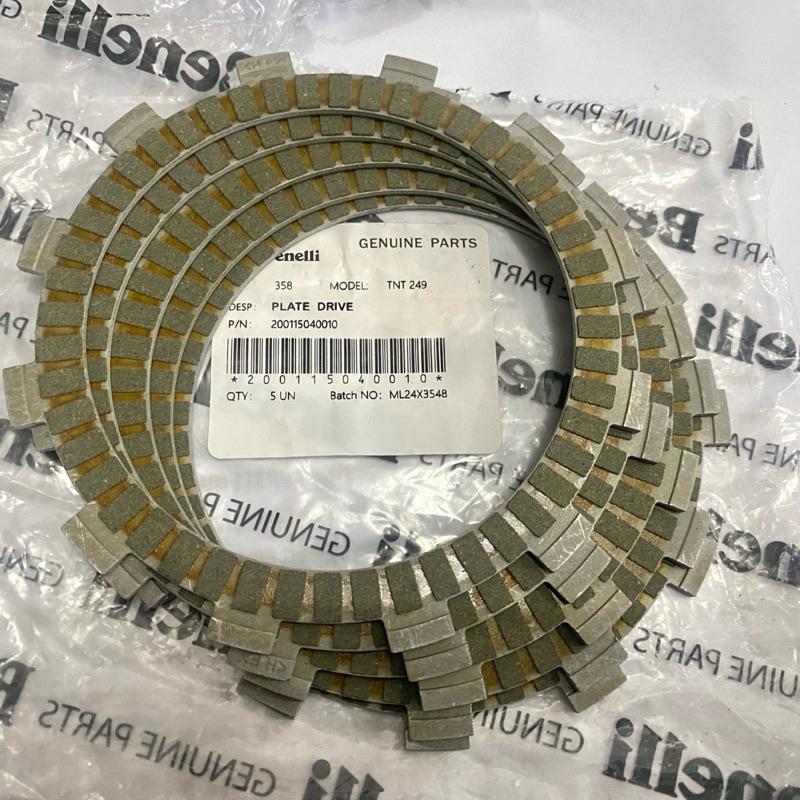 kampas kopling TNT249 / TNT250 / Plate Drive TNT250 Original Benelli