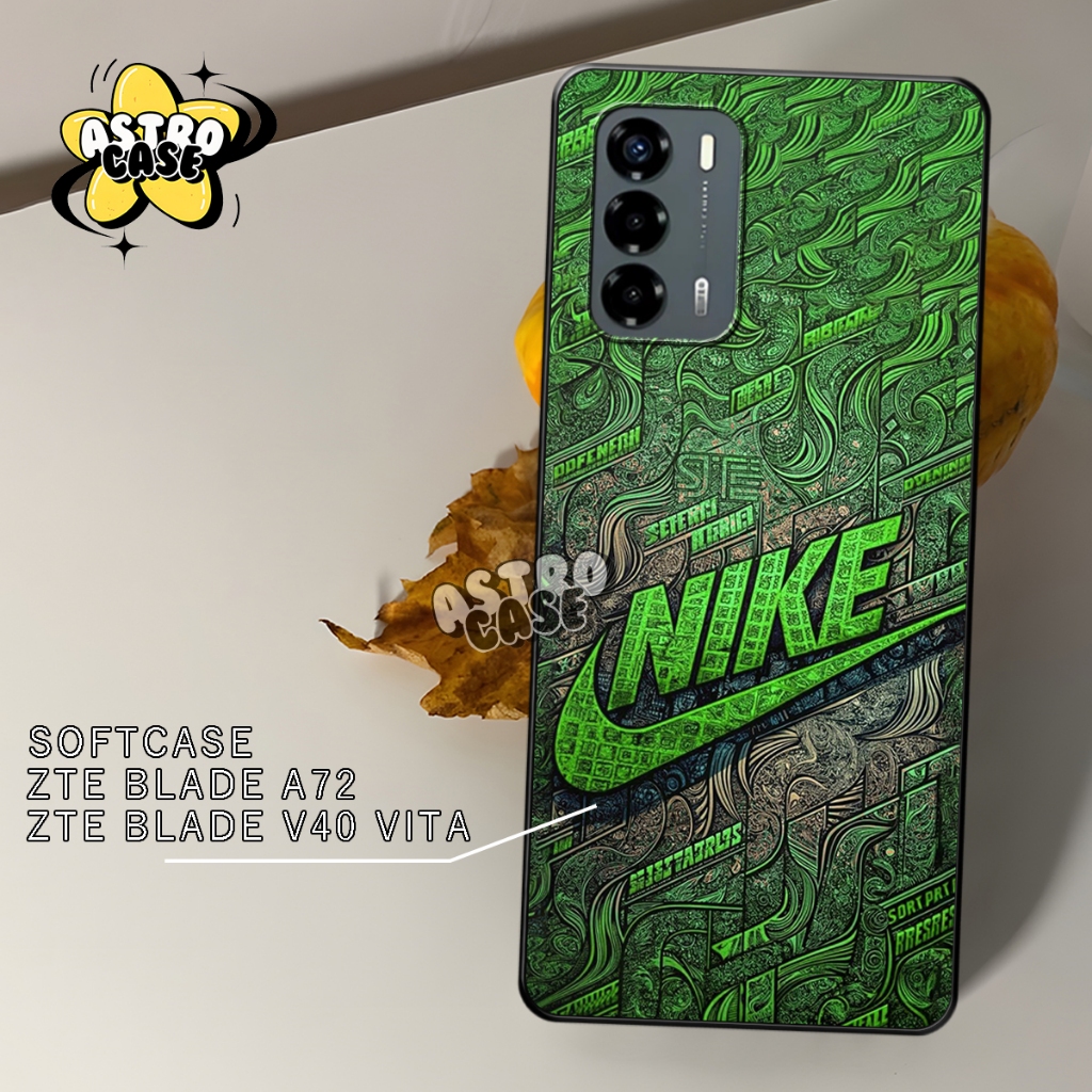 Case V40 Vita - Cassing ZTE Blade V40 Vita / ZTE Blade A72 New Motif Ijo Niik - Softcase Motif Keren