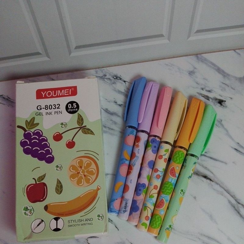 

Pulpen Gel / Gel ink Pena Fruit