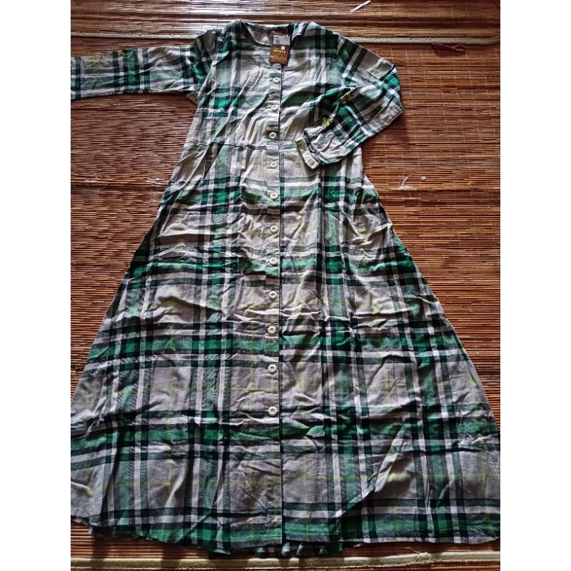 SALE Abaya A 181110 size XL full kancing depan | Dannis collection