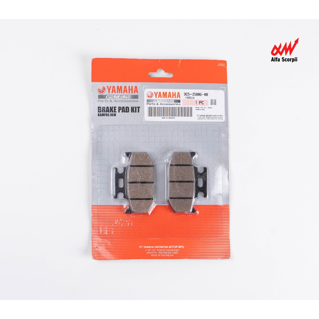 Kampas Rem Belakang WR 155 3C5-25806-00