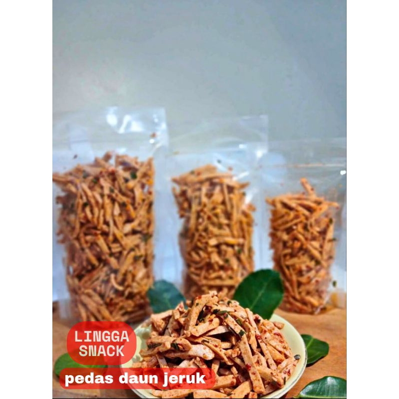 

BASRENG stick renyah pedas daun jeruk/original kemasan pouch .-lingga snack.id