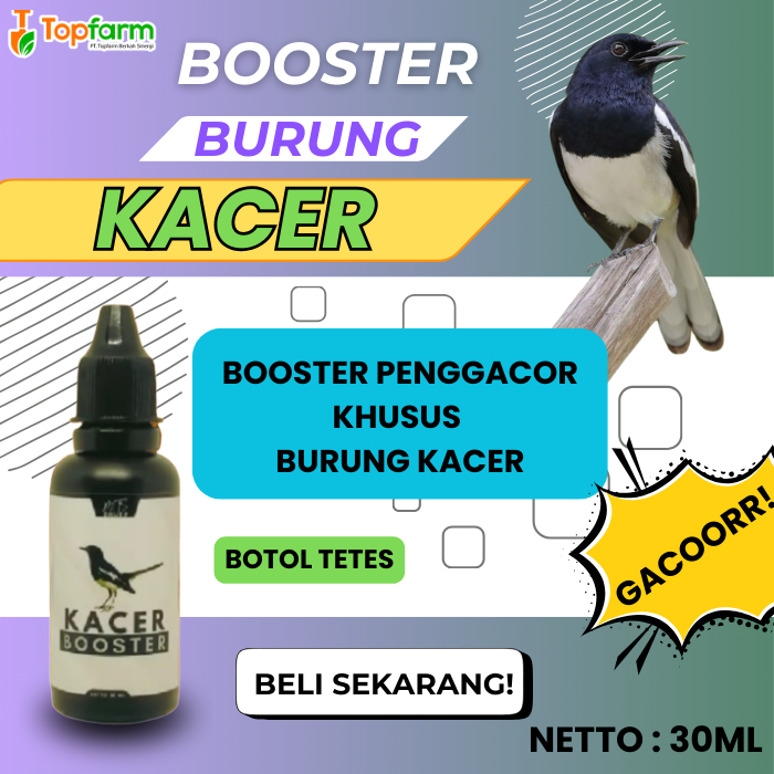 Vitamin Burung Kacer 30ML/ Vitamin Kacer Lomba/ Vitamin Kacer Agar Gacor/ Vitamin Kacer Bahan/ Vitam