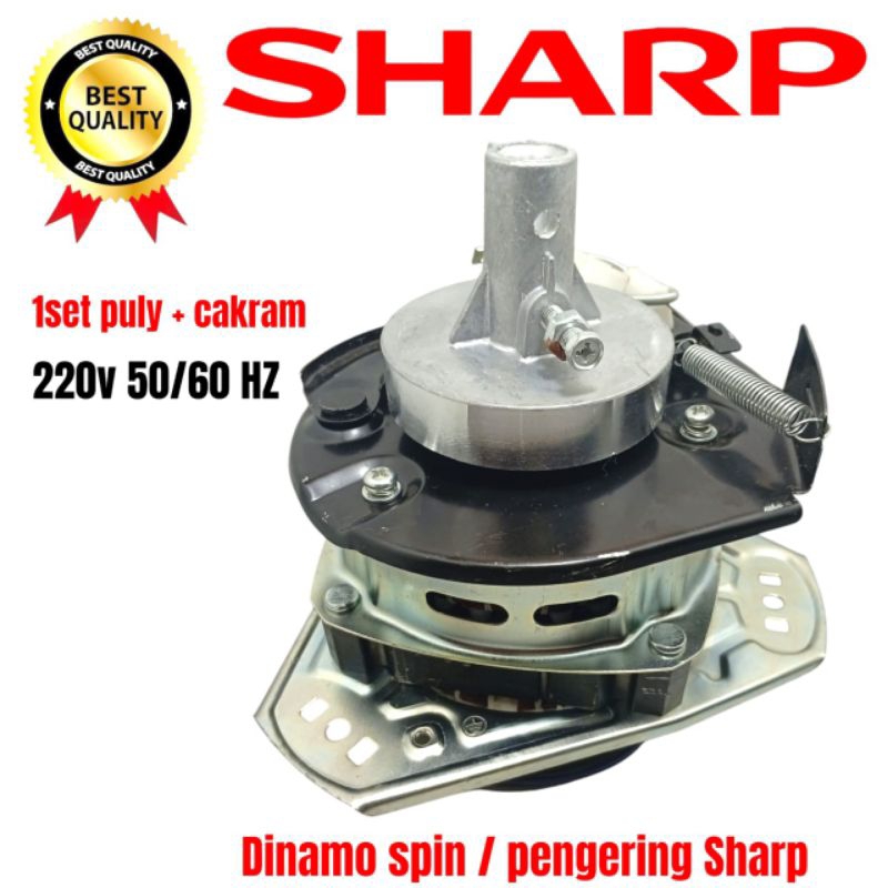 dinamo spin pengering mesin cuci sharp 2 tabung ES T70S ES T70CL