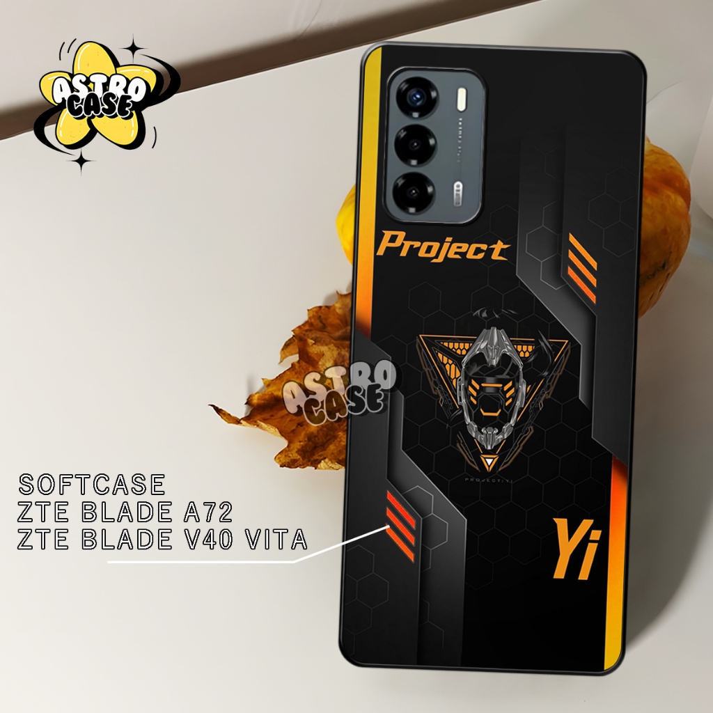 Case V40 Vita - Cassing ZTE Blade V40 Vita / ZTE Blade A72 New Motif Geming - Softcase Motif Keren Z