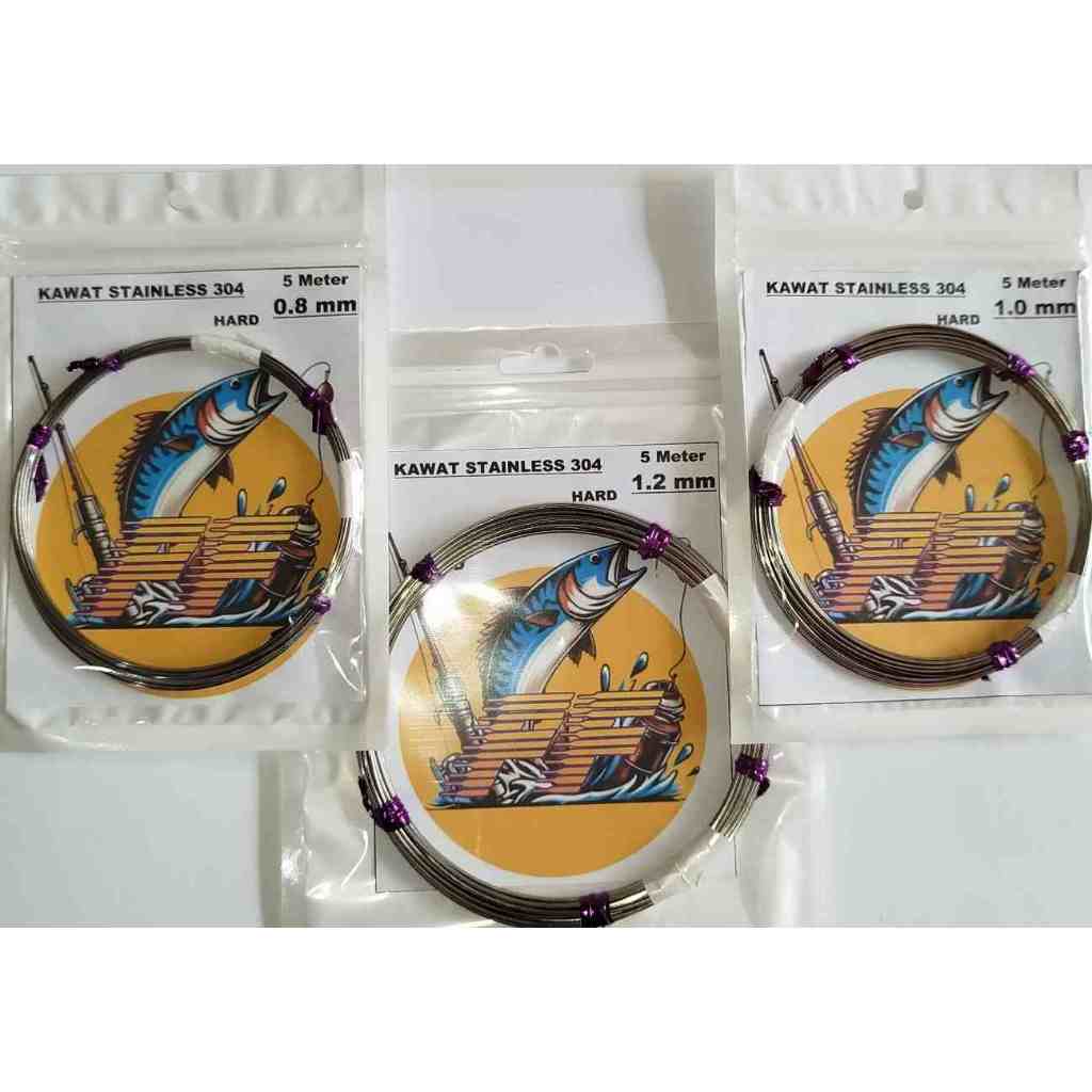 Kawat 0.8mm Stainless 304 Hard 5 Meter