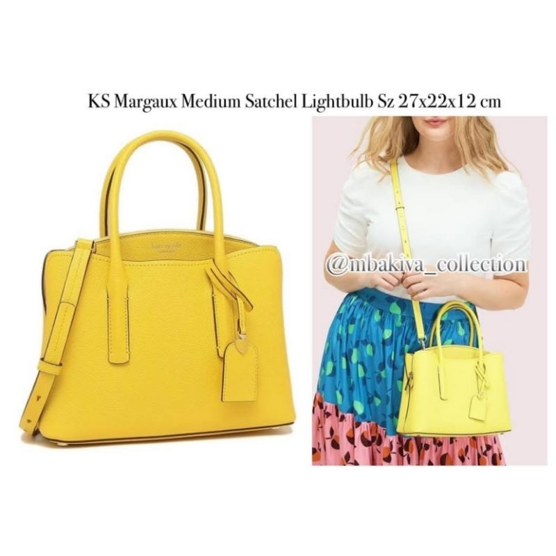 K S Margaux Medium Satchel Lightbulb