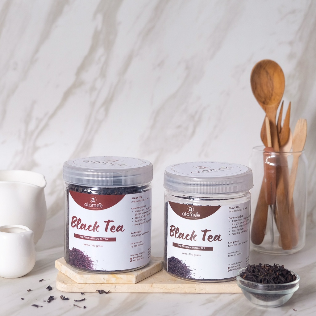 

Black Tea Teh Organic Bunga Kering Hitam Dried Alami Organik Herbal 100gr