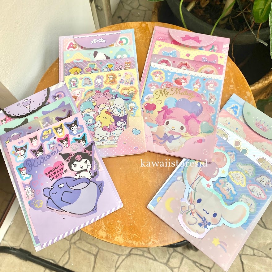 

Stiker Huruf Sticker Amplop Label Stiker Book Karakter Kartun Sanrio Hello Kitty Cinnamoroll Kuromi Little Twin Star My Melody Lucu Unik Kado Gift Hadiah