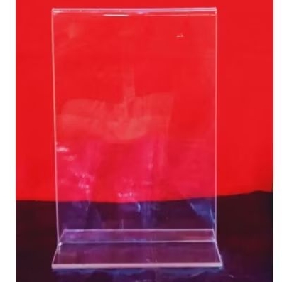

Akrilik Display Tent Holder Uk. A4 Model Portrait Tipe T