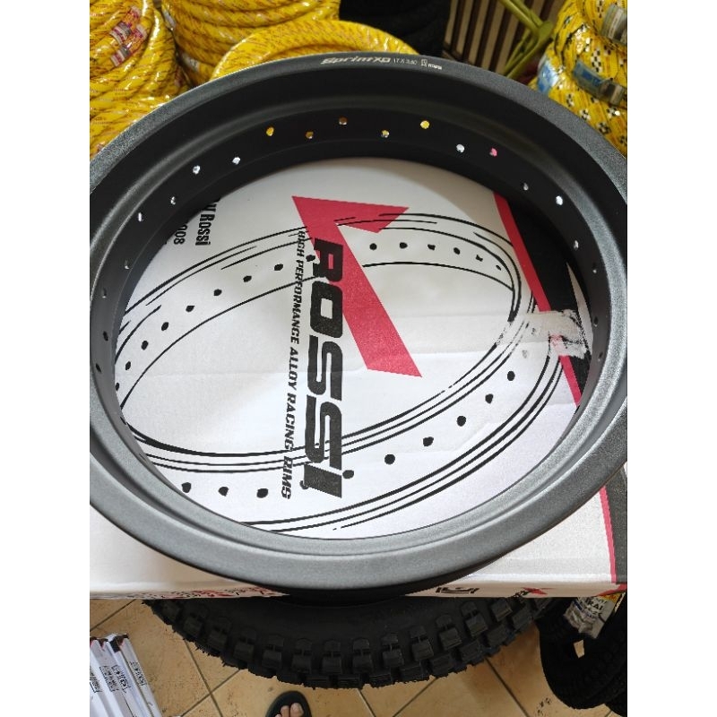 velg 350-17 vrossi sprint xd (hole 32) hitam doff