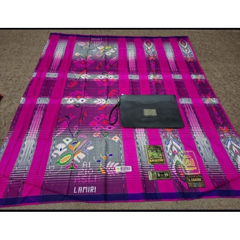 PROMO SARUNG LAMIRI FULL SUTRA ORI 100% MGT SUPER LEMBUT+MURAH✅️ SARUNG LAMIRI TENUN ORI PABRIK