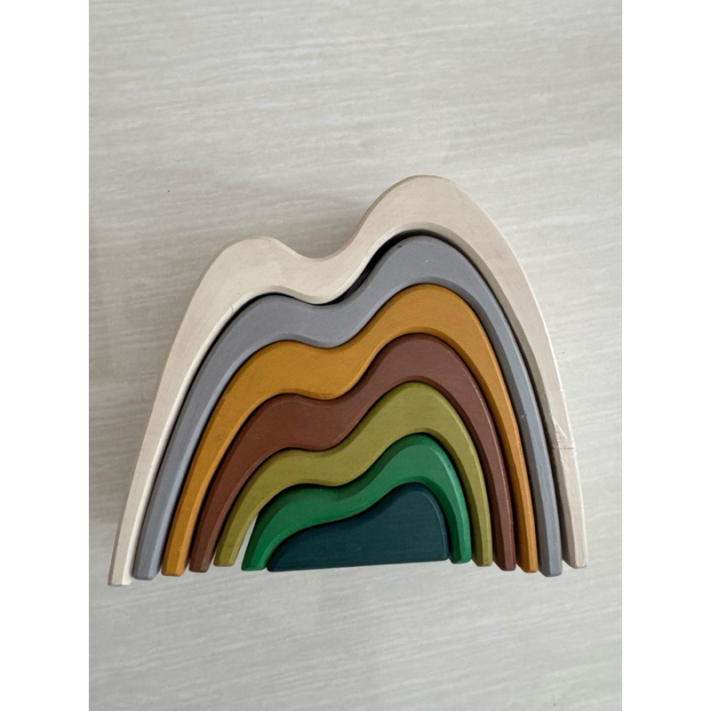 Preloved Wooden Mountain by Asa Wooden Toys