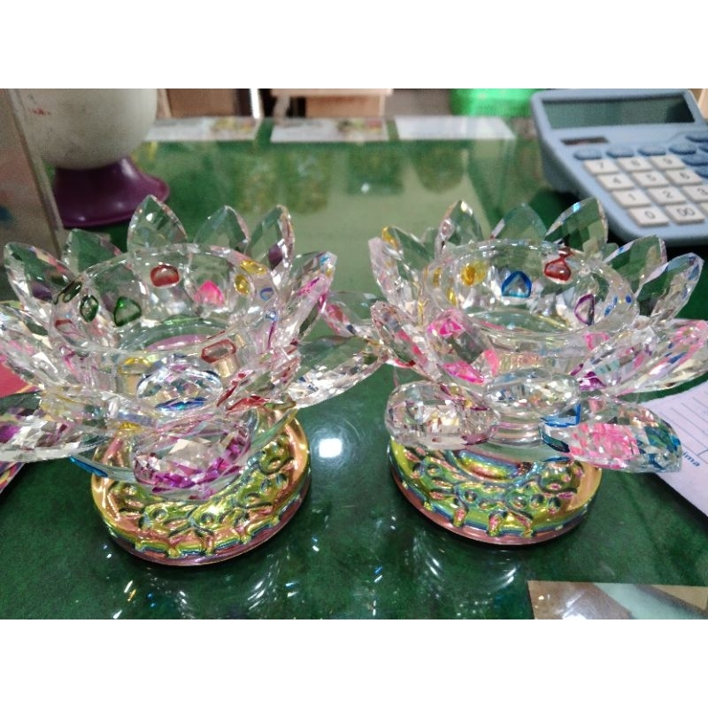 tempat lilin kristal