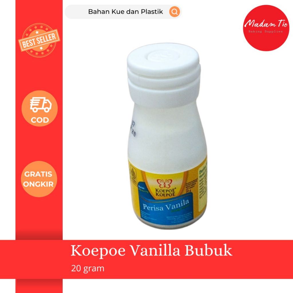 

Koepoe Vanilla Bubuk 20gram 1pcs