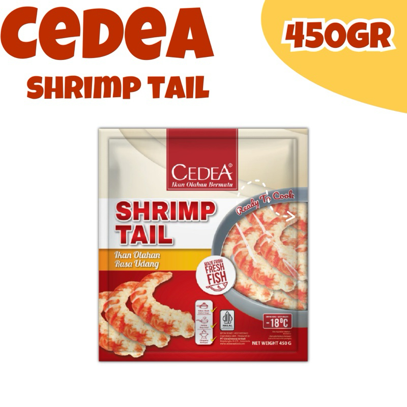 

(KHUSUS INSTAN) Cedea Shrimp Tail 450gr//Ekor Udang Olahan