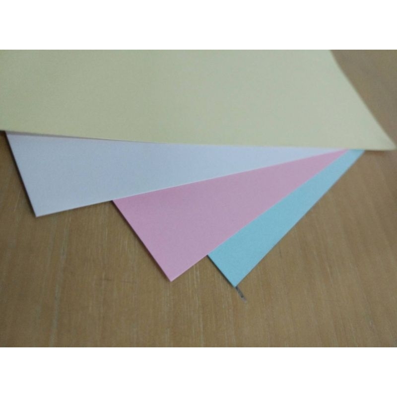 

F4 Kertas Tik Warna 200 gsm isi 50 Lembar / Kertas BC / Kertas Brief Card 200 Gram Warna Muda