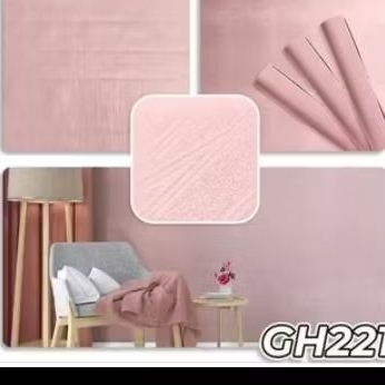 Wallpaper merk orange warna pink kode GH-211