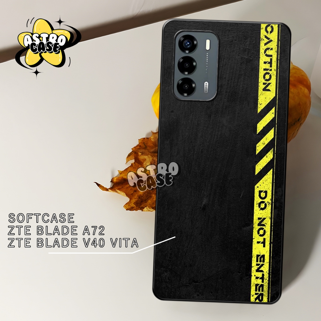 Case V40 Vita - Cassing ZTE Blade V40 Vita / ZTE Blade A72 New Motif Strip - Softcase Motif Keren ZT